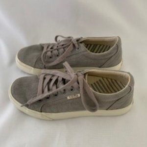 Taos Footware Star Size 7 Gray Wash Canvas Lace up Sneaker